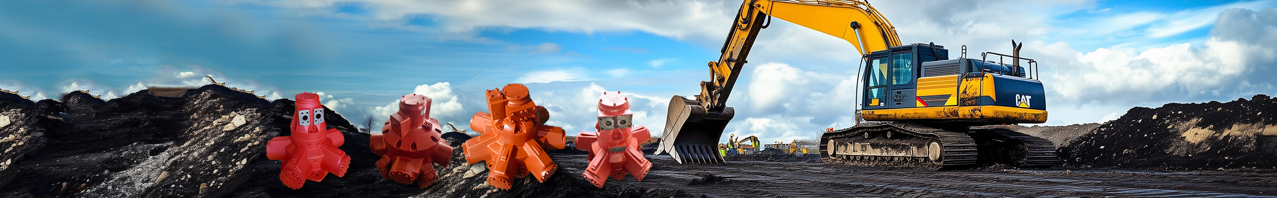 excavator hydraulic motors mining application